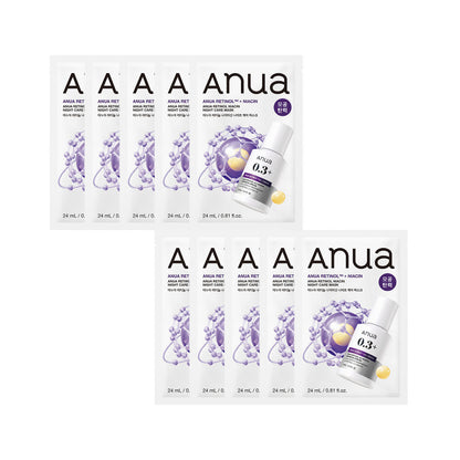 Anua Anua Retinol Niacin Night Care Mask 24ml X 10ea – Facial Mask product image