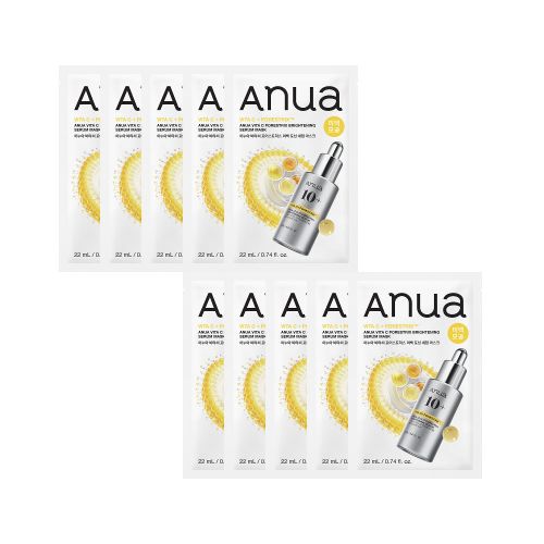 Anua Anua Vita C Porestrix Brightening Serum Mask 22ml X 10ea – Facial Mask product image