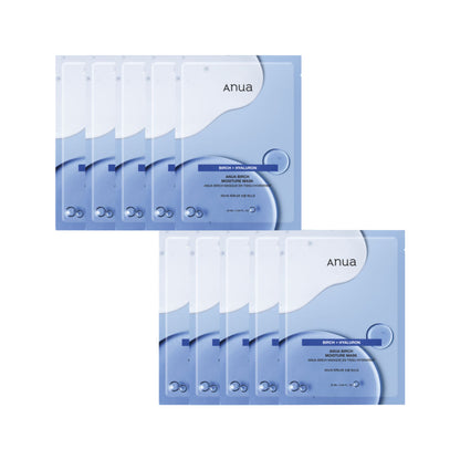 Anua Anua Birch Moisture Mask 25ml X 10ea – Facial Mask product image
