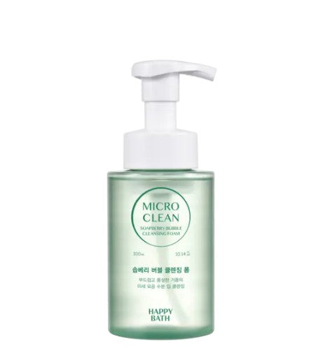 HAPPY BATH [HAPPY BATH] Micro Clean Soapberry Bubble Cleansing Foam 300ml – Cleansing Foam product image