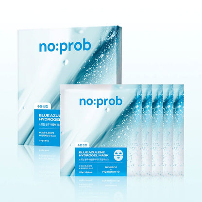 noprob noprob Blue Azulene Hydrogel Mask 37g X 5ea – Facial Mask product image