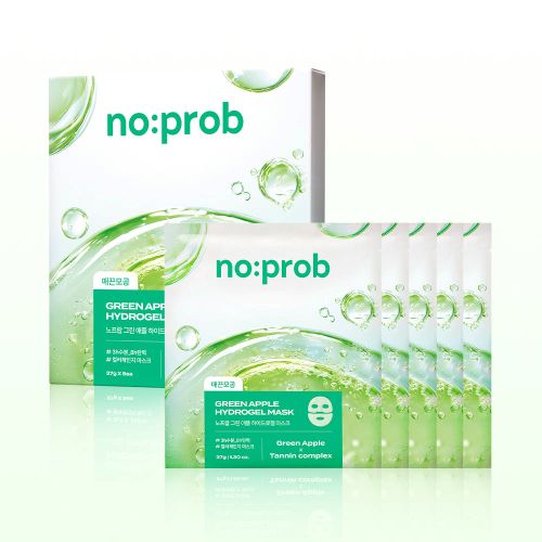 noprob noprob Green Apple Hydrogel Mask 37g X 5ea – Facial Mask product image