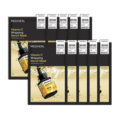 MEDIHEAL MEDIHEAL Vitamin C Wrapping Serum Mask 25ml X 10ea – Facial Mask product image
